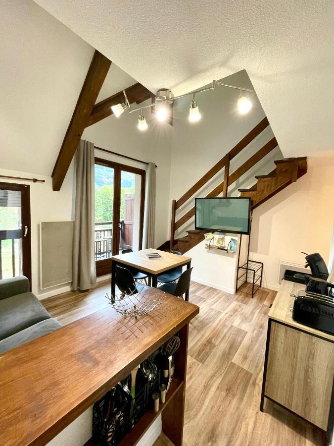 Bagnères-de-Luchon Duplex Du Pailhet, T3 Neuf, Vue Montagne, Parking, Navette Et 2 Velos A Disposition Gratuitement מראה חיצוני תמונה